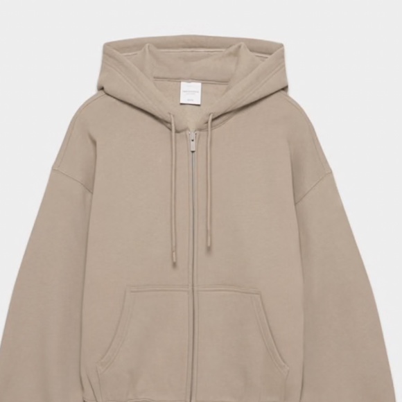 Aritzia | Cozy Fleece Mega Drop Shoulder Zip Hoodie + Mega Cargo Sweatpant Set - Picture 2 of 12